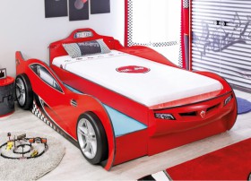 CARBED Кровать-машина Coupe с выдвижной кроватью Red 20.03.1306.00 в Оренбурге - orenburg.katalogmebeli.com | фото