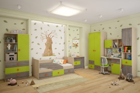 Детская комната Пуговка в Оренбурге - orenburg.katalogmebeli.com | фото