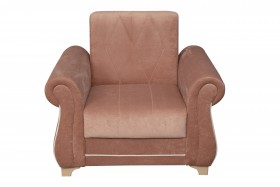 Кресло для отдыха "Порто" (велюр киви корица / микровельвет крем) в Оренбурге - orenburg.katalogmebeli.com | фото 8