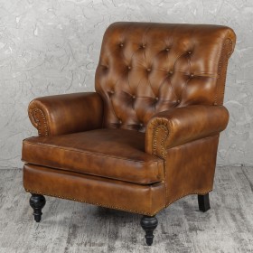 Кресло кожаное Чарльз в Оренбурге - orenburg.katalogmebeli.com | фото