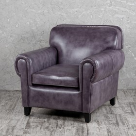 Кресло кожаное Элегант (Фиолетовый) в Оренбурге - orenburg.katalogmebeli.com | фото
