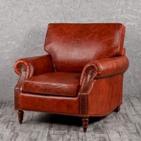 Кресло кожаное Лофт Аристократ (кожа буйвола) в Оренбурге - orenburg.katalogmebeli.com | фото