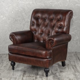 Кресло кожаное Лофт Чарльз в Оренбурге - orenburg.katalogmebeli.com | фото