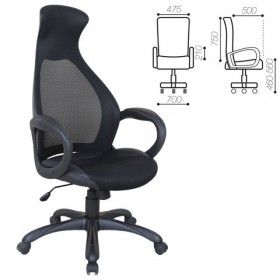 Кресло офисное BRABIX Genesis EX-517 (черное) в Оренбурге - orenburg.katalogmebeli.com | фото