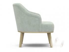 Кресло отдыха Комфорт-5 низкая спинка (бесцветный лак/FRESCA BRILLIANT) в Оренбурге - orenburg.katalogmebeli.com | фото 2