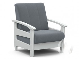 Кресло для отдыха Омега (снег лак/CATANIA SILVER) в Оренбурге - orenburg.katalogmebeli.com | фото