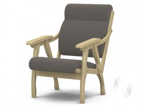 Кресло Вега-10 (бесцветный лак/ULTRA STONE) в Оренбурге - orenburg.katalogmebeli.com | фото 1