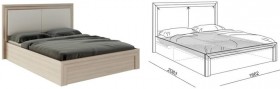 Кровать 1,6 Глэдис (М32) с подъемным механизмом Распродажа в Оренбурге - orenburg.katalogmebeli.com | фото 2