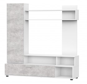 Мебель для гостиной "МГС 9" Белый / Цемент светлый в Оренбурге - orenburg.katalogmebeli.com | фото 1