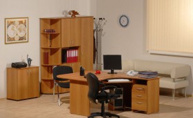 Мебель для персонала Рубин 42 Светлый миланский орех в Оренбурге - orenburg.katalogmebeli.com | фото 2