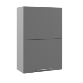 Ройс ВПГПМ 600 Шкаф верхний высокий Blum Aventos HF (Графит софт/корпус Серый) в Оренбурге - orenburg.katalogmebeli.com | фото
