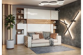 Шкаф-кровать с диваном Дина в Оренбурге - orenburg.katalogmebeli.com | фото 1