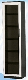 Шкаф средний со стеклодверью ДЛЯ ГОСТИНОЙ ШСС-450 Венге/Дуб выбеленный в Оренбурге - orenburg.katalogmebeli.com | фото