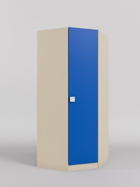 Шкаф угловой (угловая секция) Скай (Синий/корпус Клен) в Оренбурге - orenburg.katalogmebeli.com | фото